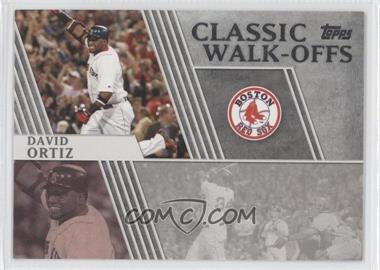 2012 Topps - Classic Walk-Offs #CW-4 - David Ortiz