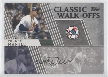 2012 Topps - Classic Walk-Offs #CW-7 - Mickey Mantle