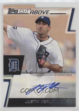 2012 Topps - Cut Above - Autographs #ACAA-JV - Justin Verlander /15