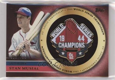 2012 Topps - Gold Commemorative Pin Card #GCP-SM - Stan Musial /736