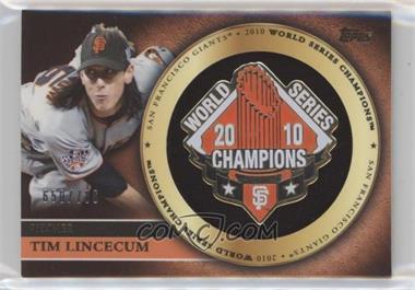 2012 Topps - Gold Commemorative Pin Card #GCP-TL - Tim Lincecum /736