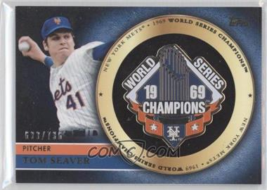 2012 Topps - Gold Commemorative Pin Card #GCP-TS - Tom Seaver /736