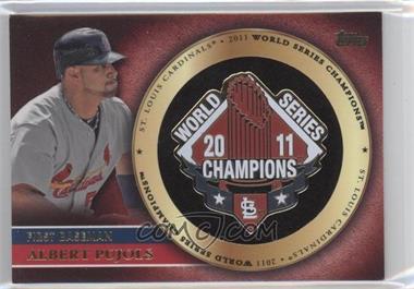 2012 Topps - Gold World Series Pin Card #GWSP-AP - Albert Pujols