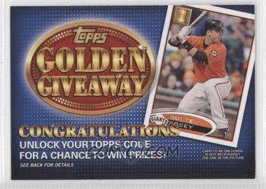 2012 Topps - Golden Giveaway Code Cards #GGC-13 - Buster Posey