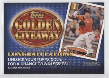 2012 Topps - Golden Giveaway Code Cards #GGC-13 - Buster Posey