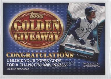 2012 Topps - Golden Giveaway Code Cards #GGC-20 - Ken Griffey Jr.