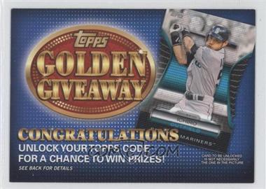 2012 Topps - Golden Giveaway Code Cards #GGC-9 - Ichiro Suzuki