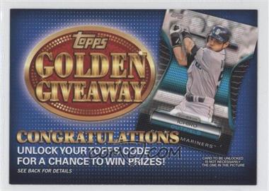 2012 Topps - Golden Giveaway Code Cards #GGC-9 - Ichiro Suzuki