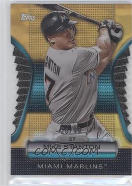 2012 Topps - Golden Giveaway Contest Golden Moments Die-Cut - Gold #GMDC-65 - Mke Stanton /99