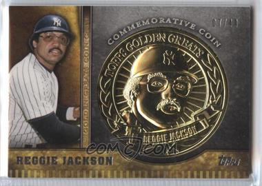 2012 Topps - Golden Greats Coin Cards #GGC-RJ - Reggie Jackson /44