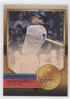 2012 Topps - Golden Greats #GG-32 - Mickey Mantle