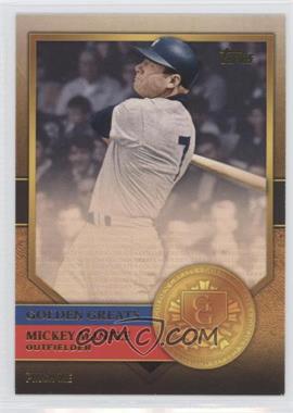 2012 Topps - Golden Greats #GG-32 - Mickey Mantle