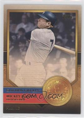 2012 Topps - Golden Greats #GG-32 - Mickey Mantle