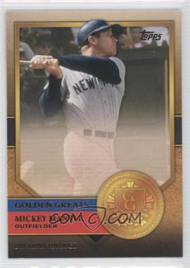 2012 Topps - Golden Greats #GG-33 - Mickey Mantle