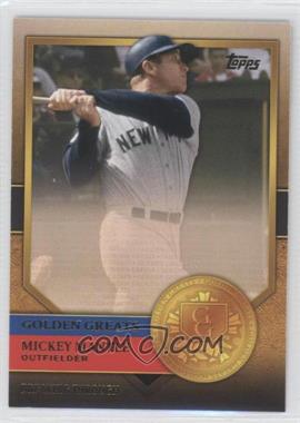 2012 Topps - Golden Greats #GG-33 - Mickey Mantle