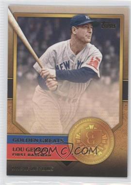 2012 Topps - Golden Greats #GG-5 - Lou Gehrig