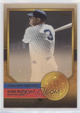 2012 Topps - Golden Greats #GG-73 - Babe Ruth