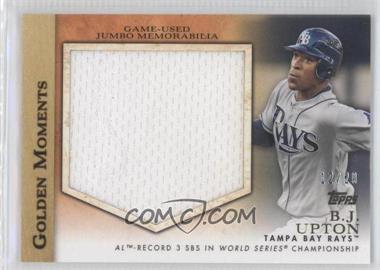 2012 Topps - Golden Moments - Jumbo Relics #GMJR-BU - B.J. Upton /20