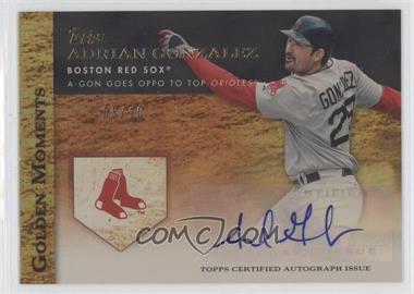 2012 Topps - Golden Moments Autographs - Gold #GMA-AG - Adrian Gonzalez /10