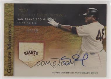 2012 Topps - Golden Moments Autographs - Gold #GMA-PS - Pablo Sandoval /10