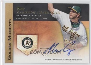 2012 Topps - Golden Moments Autographs #GMA-ACA - Andrew Carignan