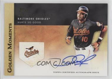 2012 Topps - Golden Moments Autographs #GMA-AJ.1 - Adam Jones (Hurts So Good)