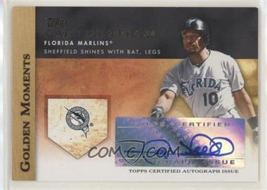 2012 Topps - Golden Moments Autographs #GMA-GS - Gary Sheffield