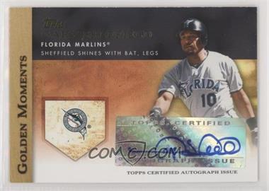 2012 Topps - Golden Moments Autographs #GMA-GS - Gary Sheffield