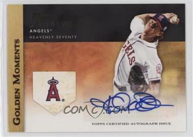 2012 Topps - Golden Moments Autographs #GMA-JW.3 - Jered Weaver