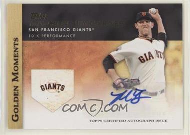 2012 Topps - Golden Moments Autographs #GMA-MABU - Madison Bumgarner