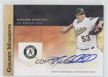 2012 Topps - Golden Moments Autographs #GMA-TC.1 - Trevor Cahill (Oakland; The Right (Y) Stuff)