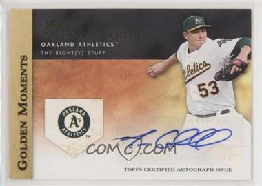 2012 Topps - Golden Moments Autographs #GMA-TC.1 - Trevor Cahill (Oakland; The Right (Y) Stuff)