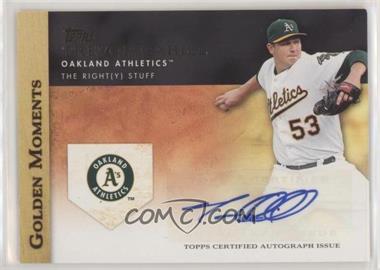 2012 Topps - Golden Moments Autographs #GMA-TC.1 - Trevor Cahill (Oakland; The Right (Y) Stuff)