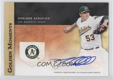 2012 Topps - Golden Moments Autographs #GMA-TC.1 - Trevor Cahill (Oakland; The Right (Y) Stuff)