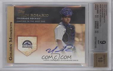 2012 Topps - Golden Moments Autographs #GMA-WR - Wilin Rosario [BGS 9 MINT]