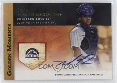 2012 Topps - Golden Moments Autographs #GMA-WR - Wilin Rosario