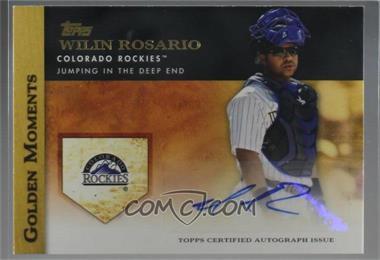 2012 Topps - Golden Moments Autographs #GMA-WR - Wilin Rosario [Noted]