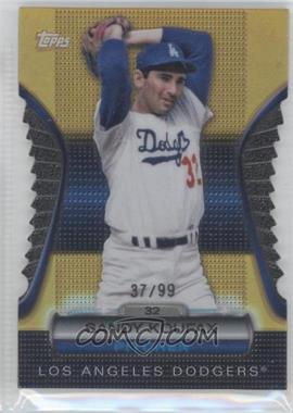 2012 Topps - Golden Moments Die-Cut - Golden Giveaway Contest Gold #GMDC-11 - Sandy Koufax /99