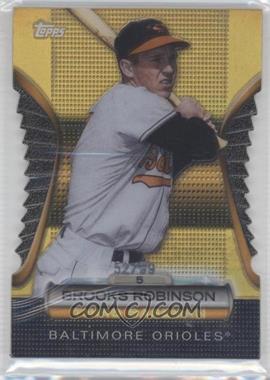 2012 Topps - Golden Moments Die-Cut - Golden Giveaway Contest Gold #GMDC-79 - Brooks Robinson /99