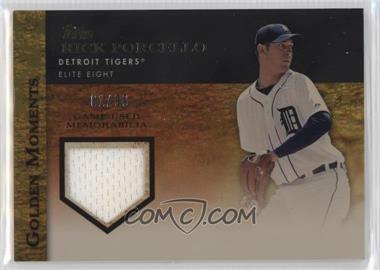2012 Topps - Golden Moments Relics Series 1 - Gold #GMR-RP - Rick Porcello /99