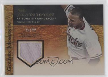 2012 Topps - Golden Moments Relics Series 2 - Gold #GMR-JU - Justin Upton /99