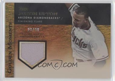 2012 Topps - Golden Moments Relics Series 2 - Gold #GMR-JU - Justin Upton /99