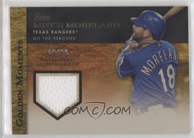 2012 Topps - Golden Moments Relics Series 2 - Gold #GMR-MM - Mitch Moreland /99