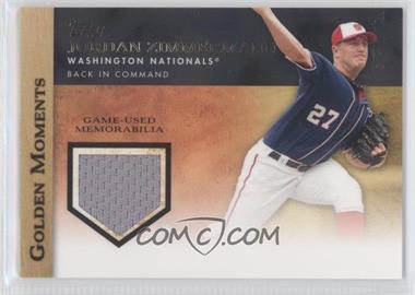 2012 Topps - Golden Moments Relics Series 2 #GMR-JZI - Jordan Zimmermann