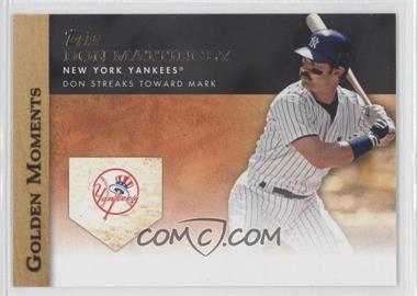 2012 Topps - Golden Moments Series One #GM-13 - Don Mattingly