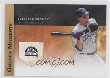 2012 Topps - Golden Moments Series One #GM-33 - Troy Tulowitzki