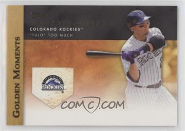 2012 Topps - Golden Moments Series One #GM-33 - Troy Tulowitzki