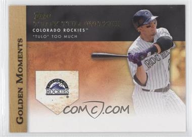 2012 Topps - Golden Moments Series One #GM-33 - Troy Tulowitzki