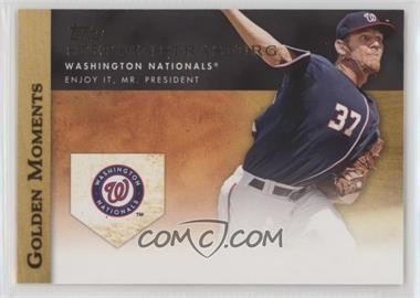 2012 Topps - Golden Moments Series Two #GM-36 - Stephen Strasburg