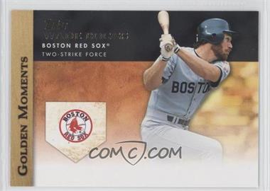 2012 Topps - Golden Moments Series Two #GM-38 - Wade Boggs